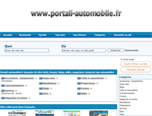 Tablet Screenshot of annuaire.portail-automobile.fr