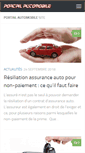 Mobile Screenshot of portail-automobile.net