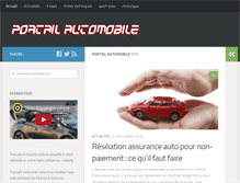 Tablet Screenshot of portail-automobile.net